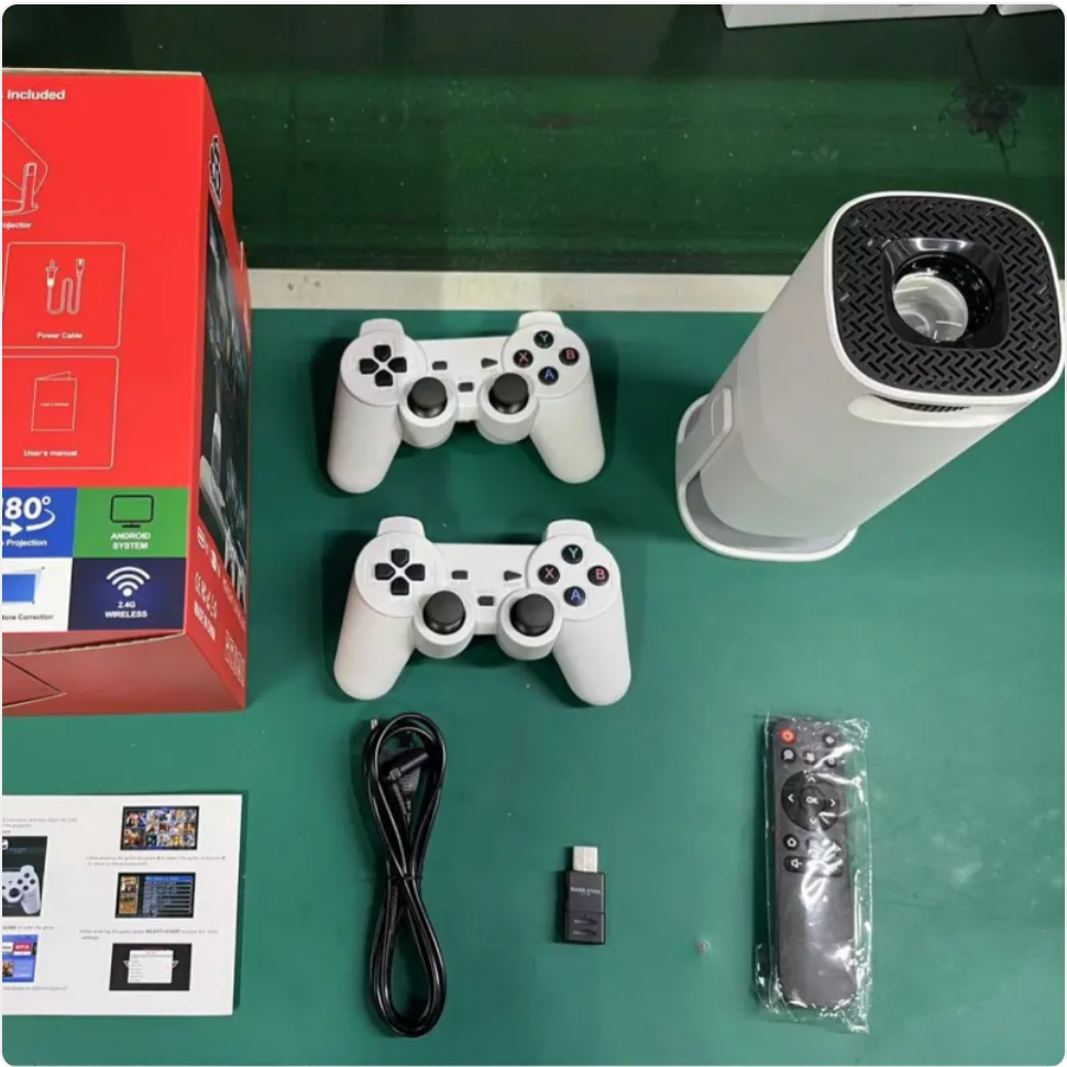 4K HD Gaming Projector – Ultra-Clear Display & Wireless Streaming
